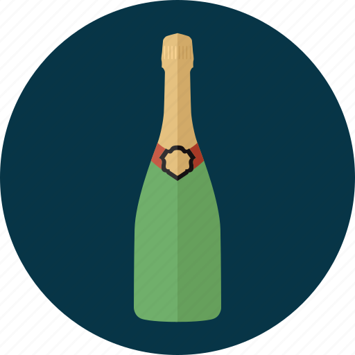 Champagne, new year, party, wine, celebration beverage, champagne bottle, bottle icon - Download on Iconfinder