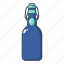 bottle, bung, cartoon, logo, mineral, object, water 