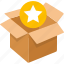 box, star, y 