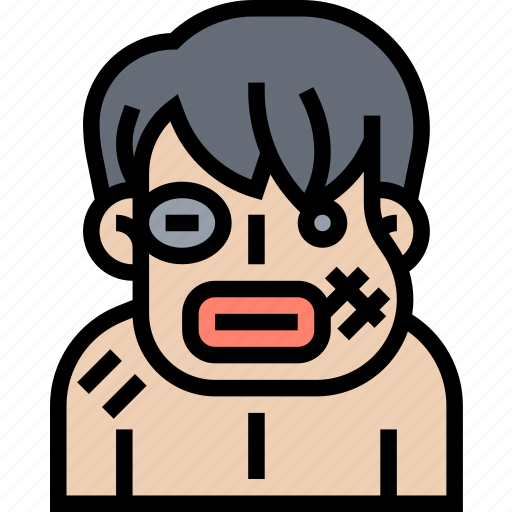 Knockout, defeated, boxer, injured, lost icon - Download on Iconfinder