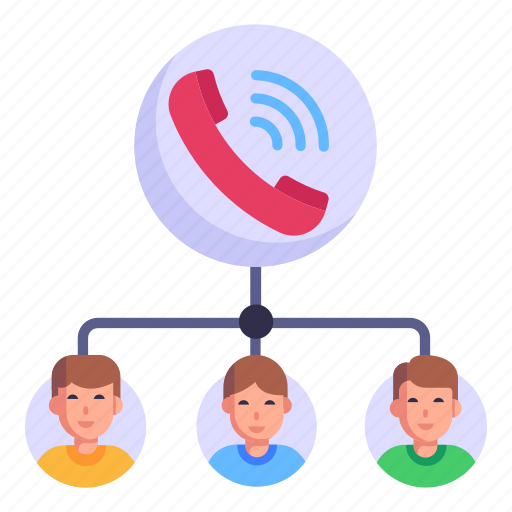 Teleconference, conference call, phone meeting, communication, telephone conference icon - Download on Iconfinder
