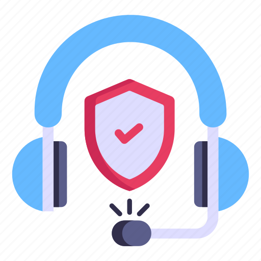 Support protection, headphones, helpline, hotline, call service icon - Download on Iconfinder