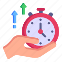 time care, time increase, growth duration, growth time, stopwatch