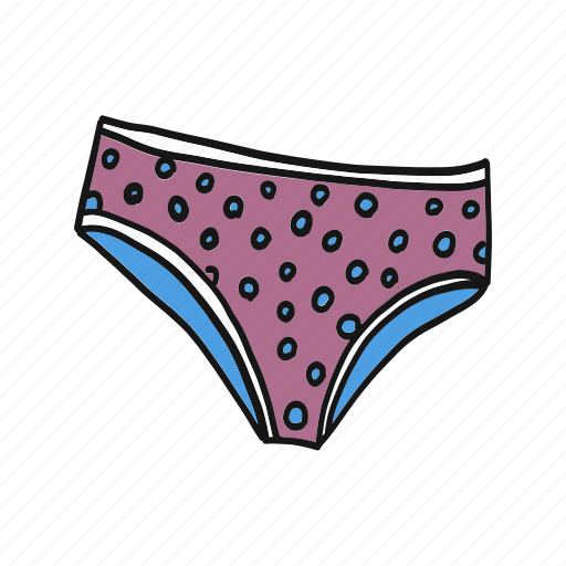 Premium Vector  Underwear icon cute polka dot pants symbol isolated on  white background