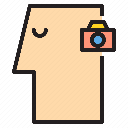 Brain, camera, human, mind, photo, think icon - Download on Iconfinder