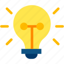idea, light, bulb, conclusion, seo, and, web, invention