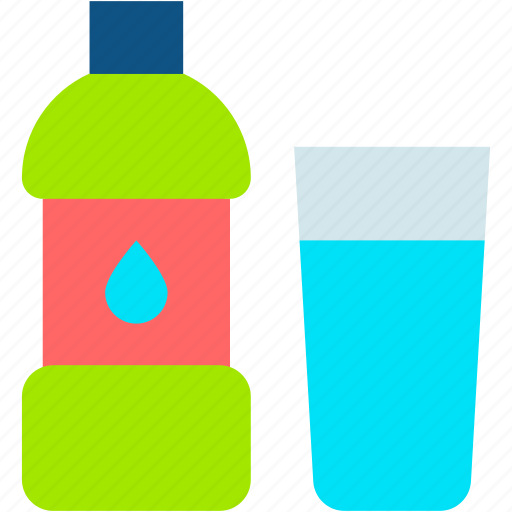 Bottle, water, drink, drinking, food, and, restaurant icon - Download on Iconfinder