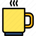 mug, coffee, hot, drink, food, and, restaurant