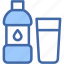 bottle, water, drink, drinking, food, and, restaurant 