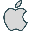 apple, brand, logo, network, social
