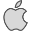 apple, brand, logo, network, social 