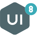 brand, logo, network, social, ui8