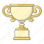 award, cartoon, cup, goblet, object, trophy, win 