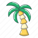 cartoon, coconut, object, palm, plant, summer, tropical
