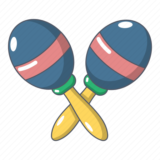 Carnival, cartoon, celebration, culture, maracas, mexican, object icon - Download on Iconfinder