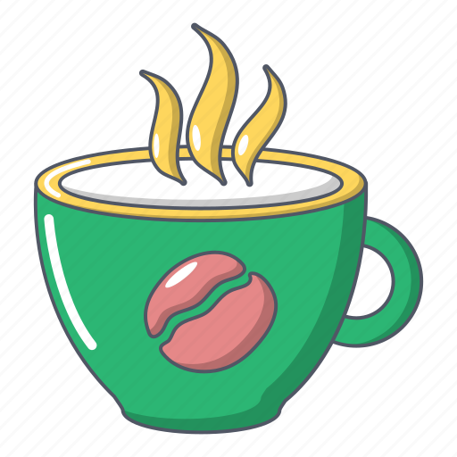Cafe, cappuccino, cartoon, coffee, cup, morning, object icon - Download on Iconfinder