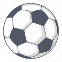 ball, cartoon, competition, football, game, object, soccer