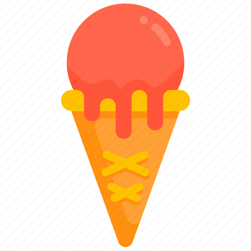 Cone, delicious, dessert, food, ice cream, summer, sweet icon - Download on Iconfinder
