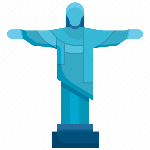 Brazil, christ, jesus, landmark, monument, religion, travel icon - Download on Iconfinder