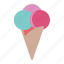 cone, ice, cream 