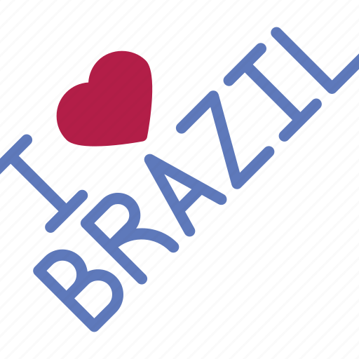 I, love, brazil, heart icon - Download on Iconfinder