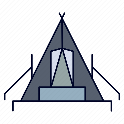 Camp, camping, campsite, outdoor, tent icon - Download on Iconfinder