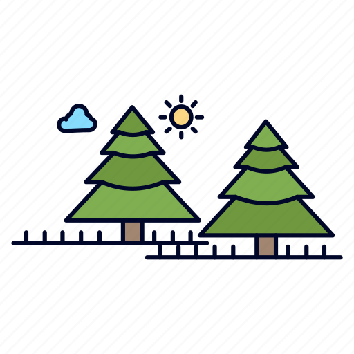 Camping, forest, jungle, pines, tree icon - Download on Iconfinder