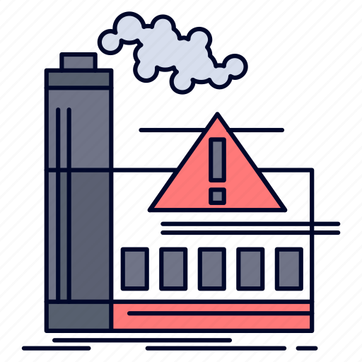 Air, alert, factory, industry, pollution icon - Download on Iconfinder