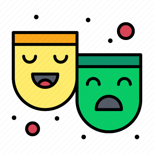 Happy, masks, roles, sad, theater icon - Download on Iconfinder