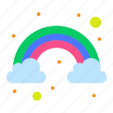 cloud, color, rainbow