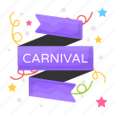 carnival, brazilian, banner, celebration, festival, ribbon, sash
