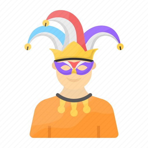 Jester, joke, clown, carnival, brazilian, hat, costume icon - Download on Iconfinder