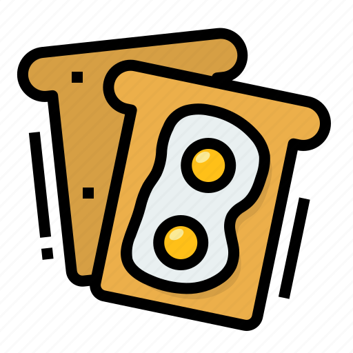 Bakery, bread, breakfast, egg, toast icon - Download on Iconfinder
