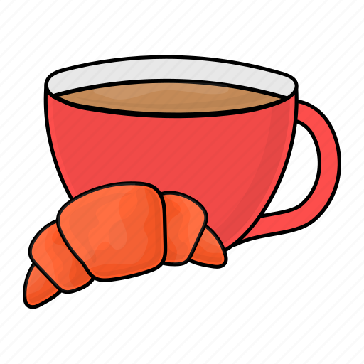 French breakfast, bakery, tea cup, breakfast, dessert, croissant icon - Download on Iconfinder