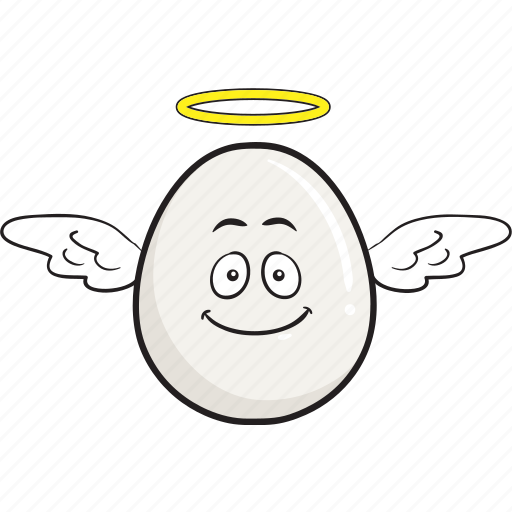 Breakfast, cartoon, egg, eggs, emoji, face, smiley icon - Download on Iconfinder