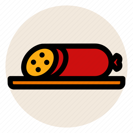 Breakfast, butcher, deli, ham, pork, sausage icon - Download on Iconfinder