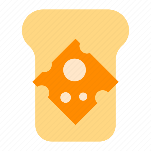 Bread, breakfast, carbohydrates, cheese, snack icon - Download on Iconfinder