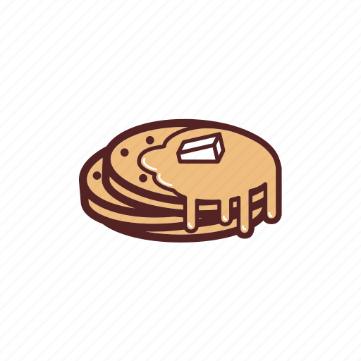 Breakfast, butter, food, maple, pancakes, snack, syrup icon - Download on Iconfinder