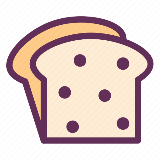 Bakery, baking, bread, bread slice, breakfast, food, sandwich icon - Download on Iconfinder