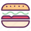 bread, breakfast, burger, food, hamburger, sandwich 