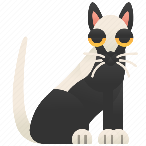 Cat, pedigree, sam, sawet, thailand icon - Download on Iconfinder