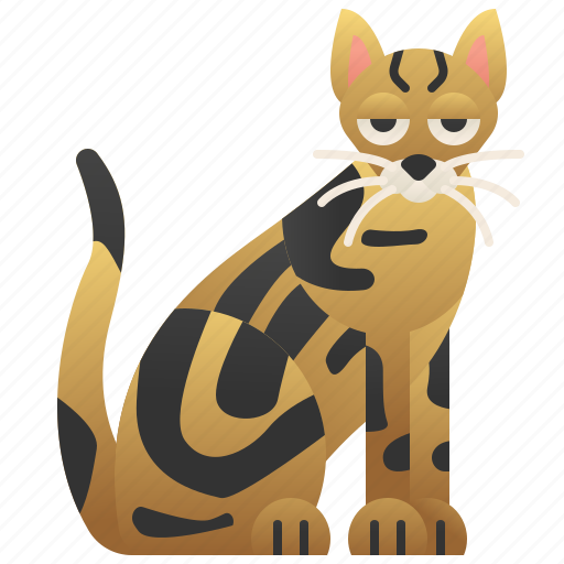 Cat, kenya, pedigree, sokoke, tabby icon - Download on Iconfinder