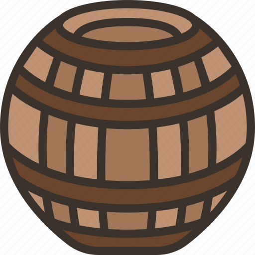 Barrel, wooden, oak, cask, beer icon - Download on Iconfinder