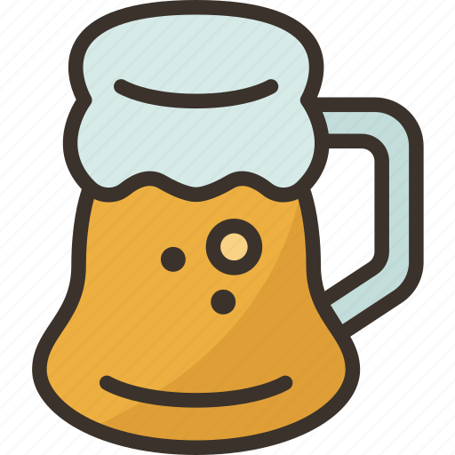 Beer, mug, glass, cold, bar icon - Download on Iconfinder