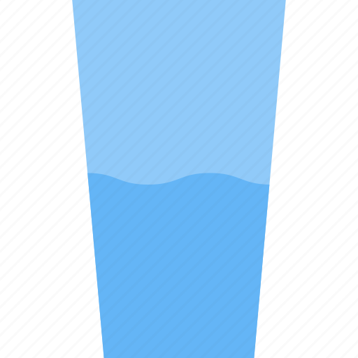 A, cup, drink, glass, half, of, water icon - Download on Iconfinder
