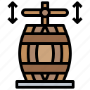 barrel, juice, press, wine