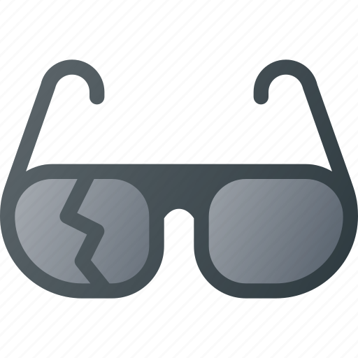 Broken, sunglasses icon - Download on Iconfinder