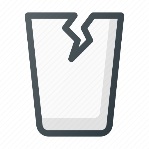 Broken, crushed, fragile, glass icon - Download on Iconfinder