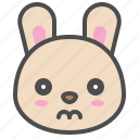 animal, avatar, bunny, cute, emoji, rabbit