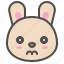 animal, avatar, bunny, cute, emoji, rabbit 